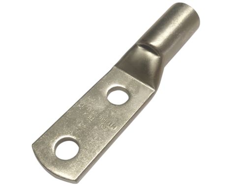 Crimping Type Copper Tubular Cable Terminal Ends - Two Hole
